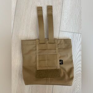 KRYDEX MOLLE Dump Pouch Roll-up Folding Drop Pouch Mag Recycling Holder Coyote